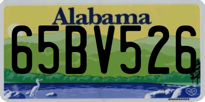 AL license plate 65BV526