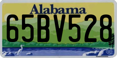 AL license plate 65BV528