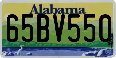 AL license plate 65BV550