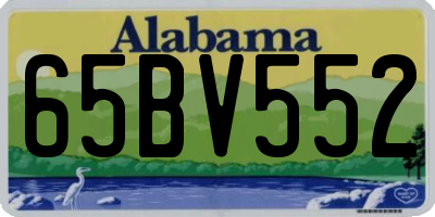 AL license plate 65BV552