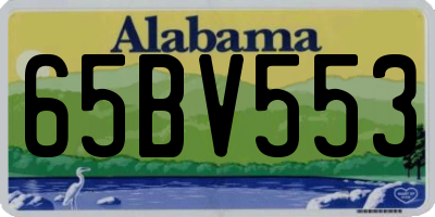 AL license plate 65BV553