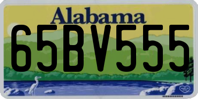 AL license plate 65BV555