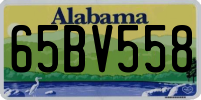 AL license plate 65BV558
