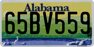AL license plate 65BV559