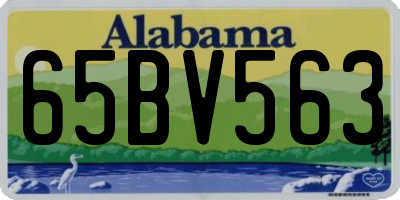 AL license plate 65BV563