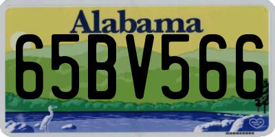 AL license plate 65BV566