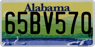 AL license plate 65BV570