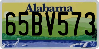 AL license plate 65BV573