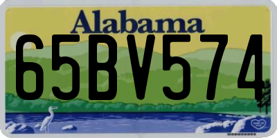 AL license plate 65BV574