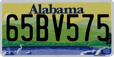 AL license plate 65BV575