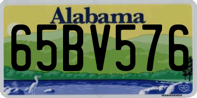 AL license plate 65BV576