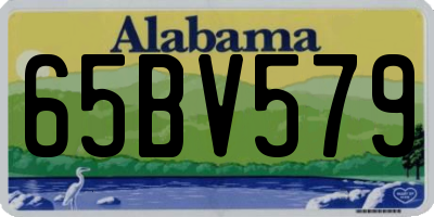 AL license plate 65BV579