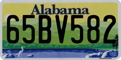 AL license plate 65BV582