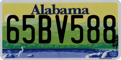 AL license plate 65BV588