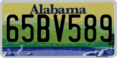 AL license plate 65BV589