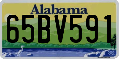 AL license plate 65BV591