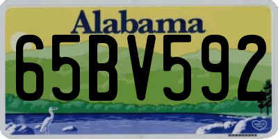 AL license plate 65BV592