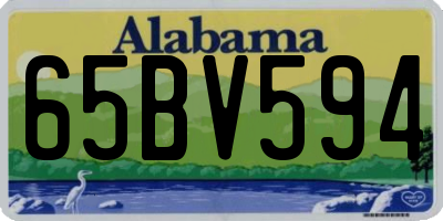 AL license plate 65BV594