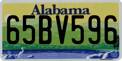AL license plate 65BV596