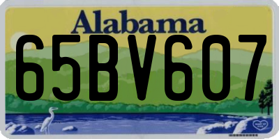 AL license plate 65BV607