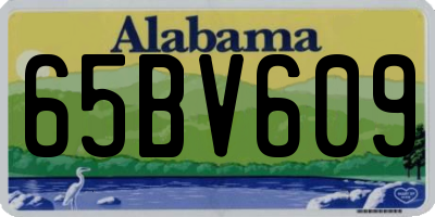 AL license plate 65BV609