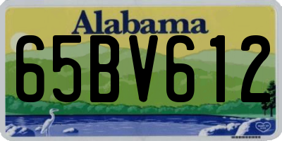 AL license plate 65BV612
