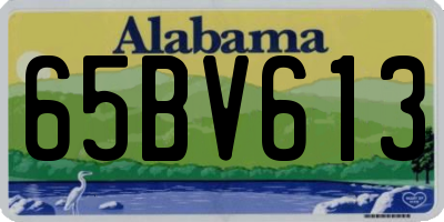 AL license plate 65BV613