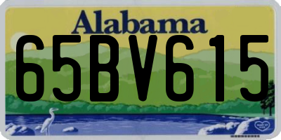 AL license plate 65BV615