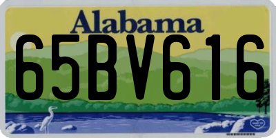 AL license plate 65BV616