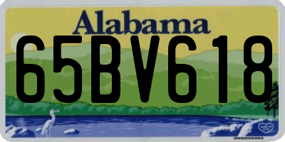 AL license plate 65BV618