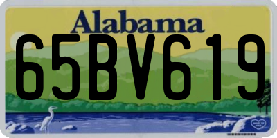 AL license plate 65BV619