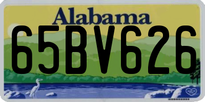 AL license plate 65BV626