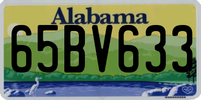 AL license plate 65BV633
