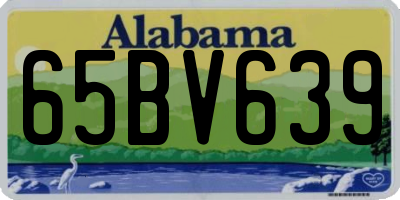 AL license plate 65BV639