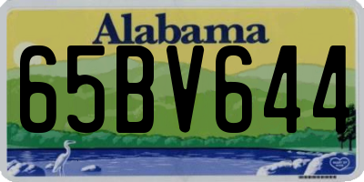 AL license plate 65BV644