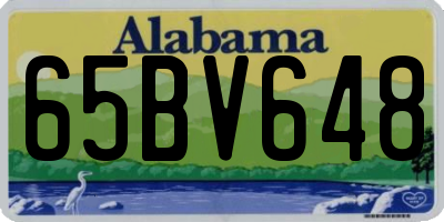 AL license plate 65BV648