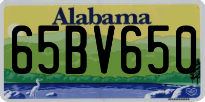AL license plate 65BV650