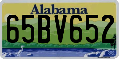 AL license plate 65BV652