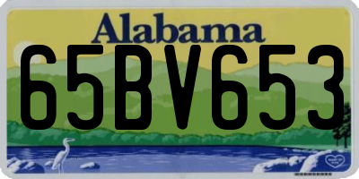 AL license plate 65BV653