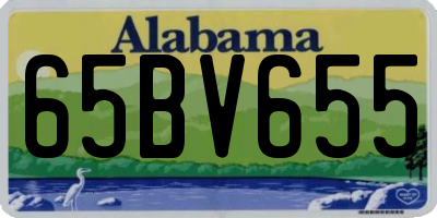 AL license plate 65BV655