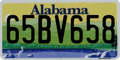 AL license plate 65BV658