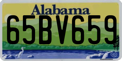 AL license plate 65BV659