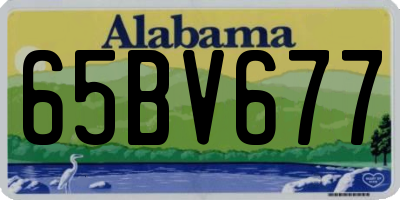 AL license plate 65BV677