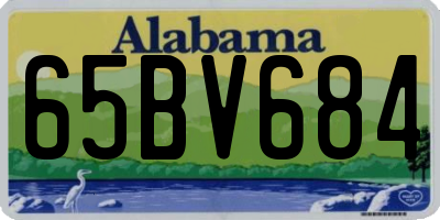 AL license plate 65BV684