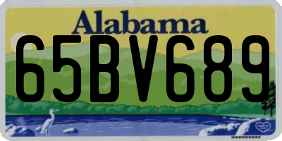 AL license plate 65BV689
