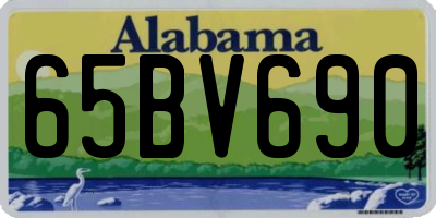 AL license plate 65BV690