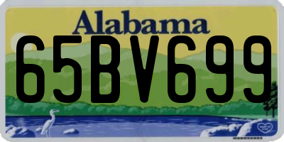 AL license plate 65BV699