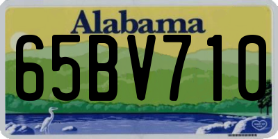 AL license plate 65BV710