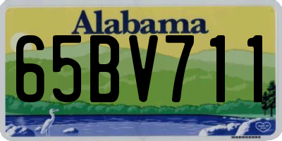 AL license plate 65BV711