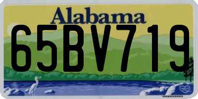 AL license plate 65BV719